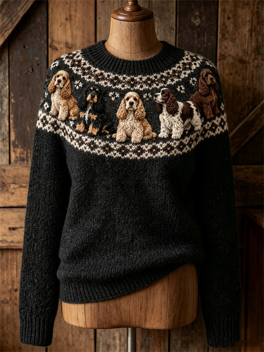 Naisten Vintage ihana Cocker Spaniel Dogs