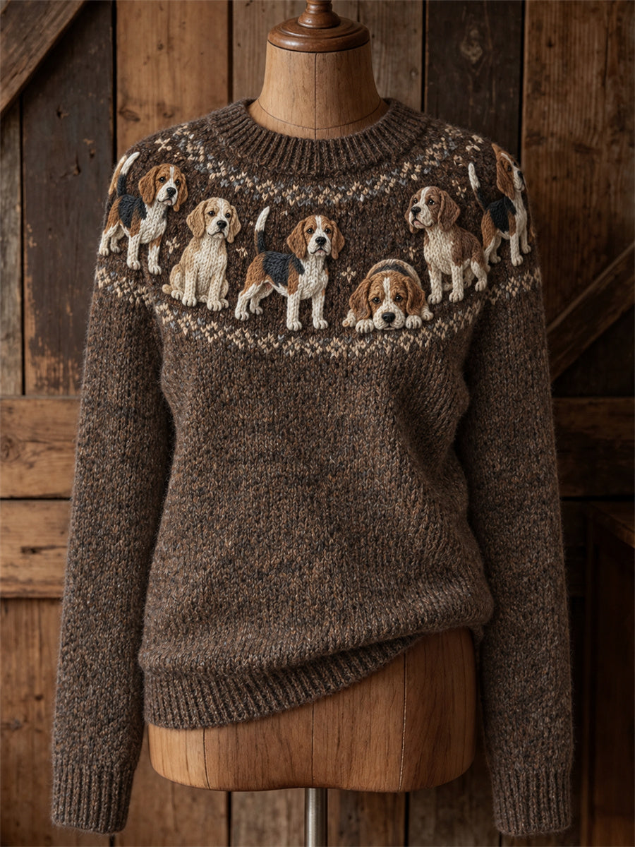 Naisten Vintage Beagle Dogs