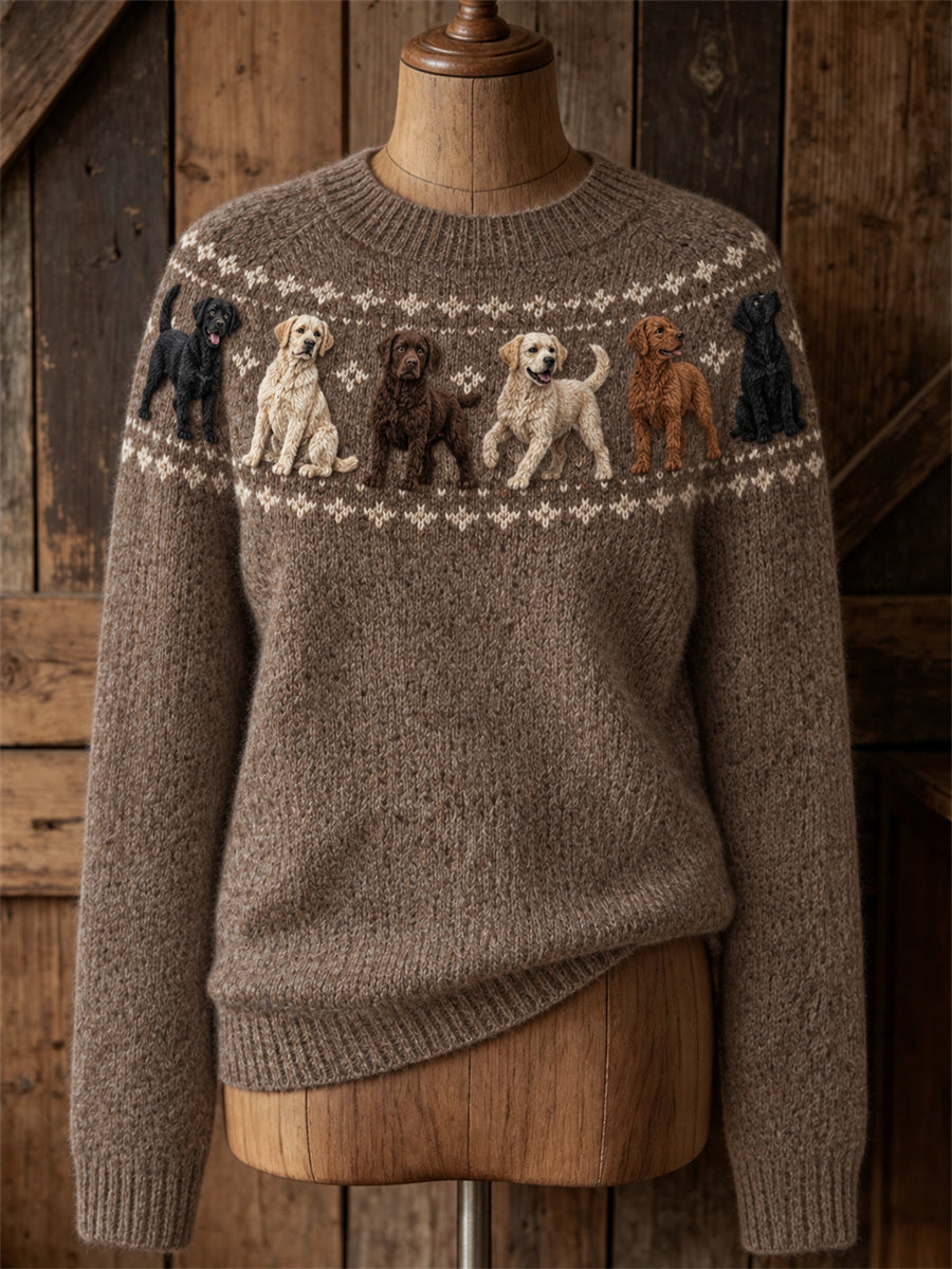 Naisten Vintage Labrador koirat