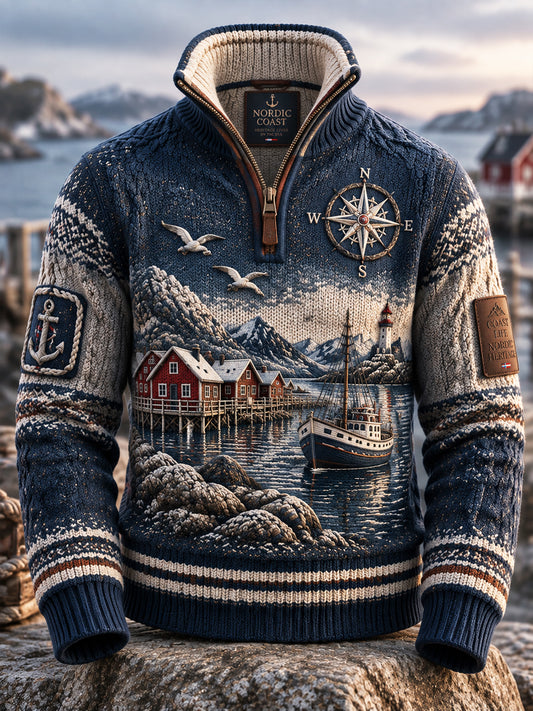 Nordic Fisherman Heritage Quarter-Zip Sweatshirt