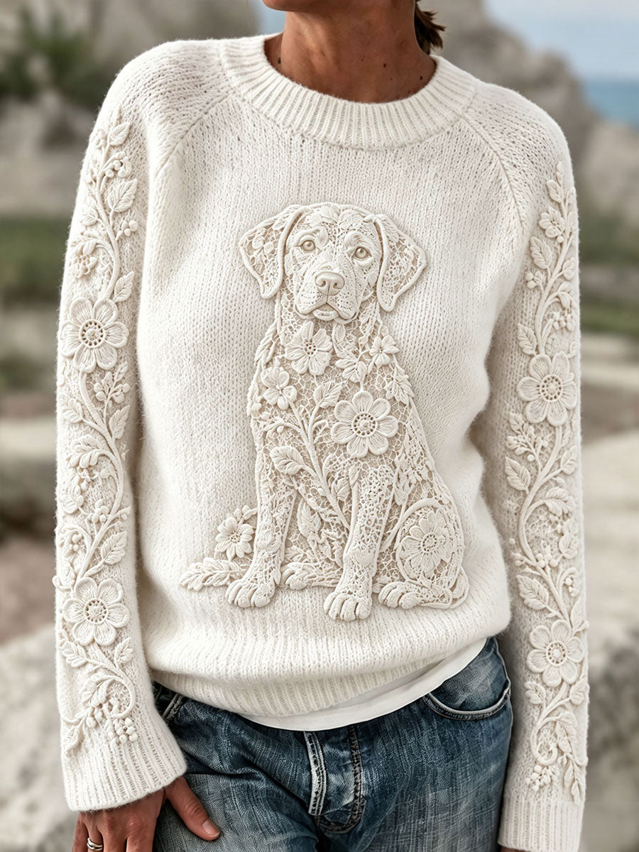 Naisten labrador retriever huippua