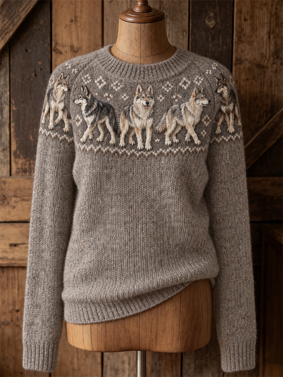 Naisten Vintage Wolfdogs