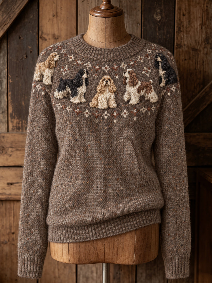 Naisten Vintage American Cocker Spaniel Dogs