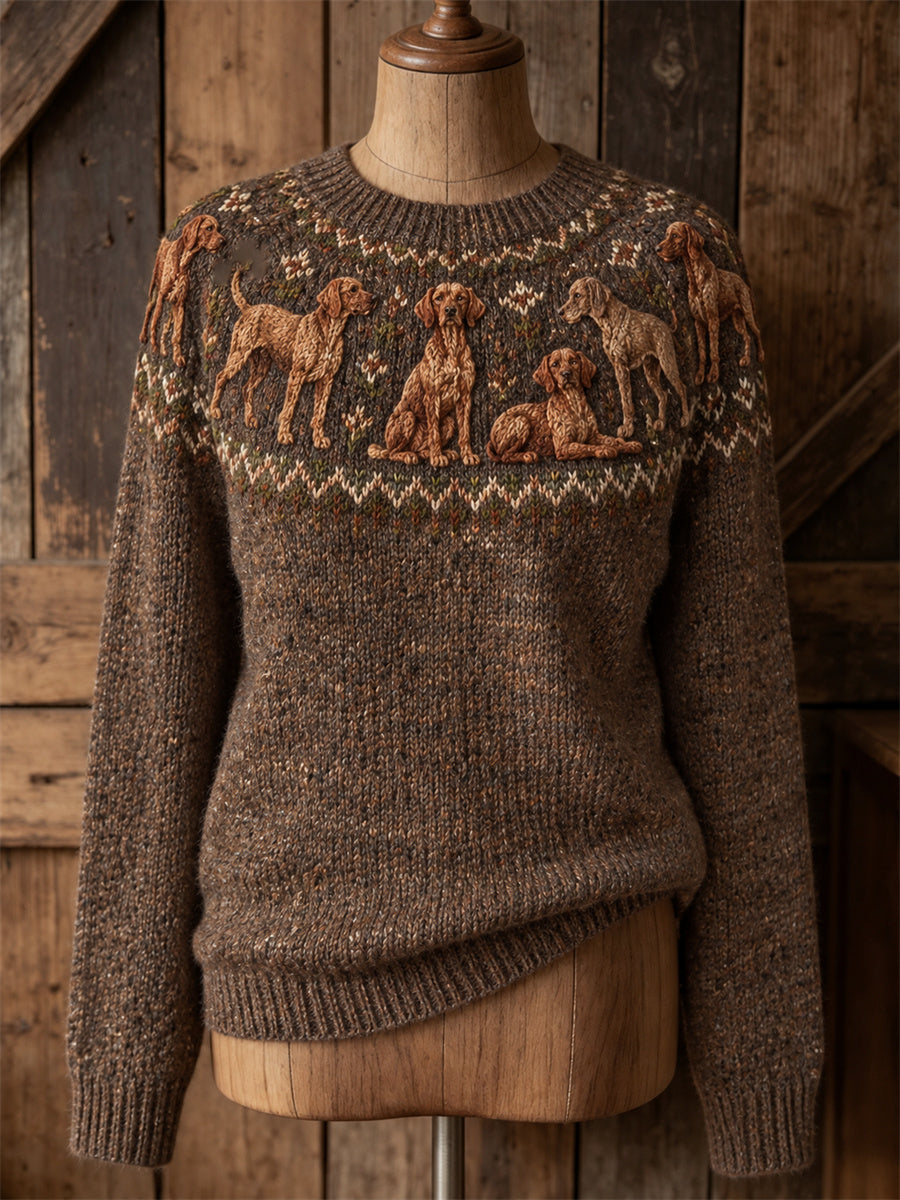 Naisten Vintage Vizsla Dogs