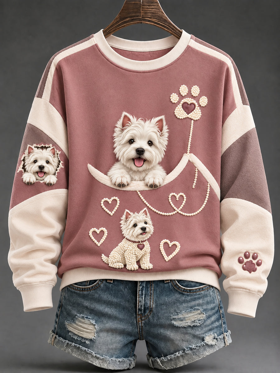 Naisten söpö eläimet Tulosta Sweatshirt