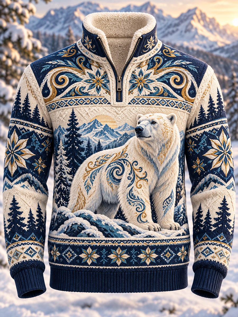 Miesten pohjoismainen metsäeläin Flannel Topi