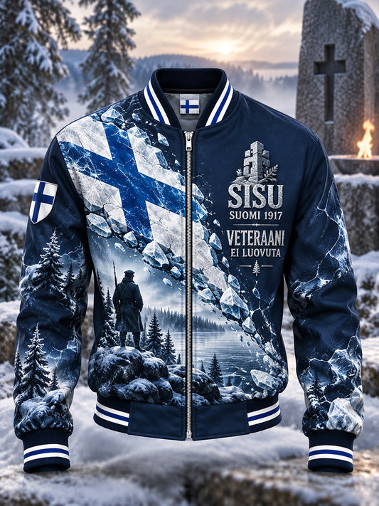 Miesten veteraani Sisu-muistografiikkatakki