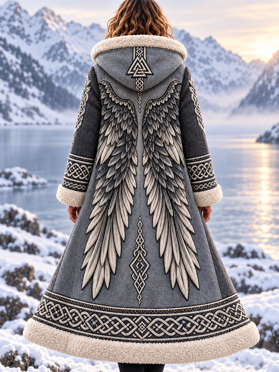 Naisten Viking Art Flannel Taki