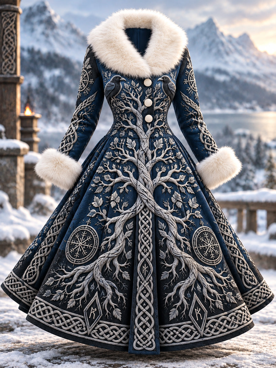 Naisten viikinkitaide-mekko
