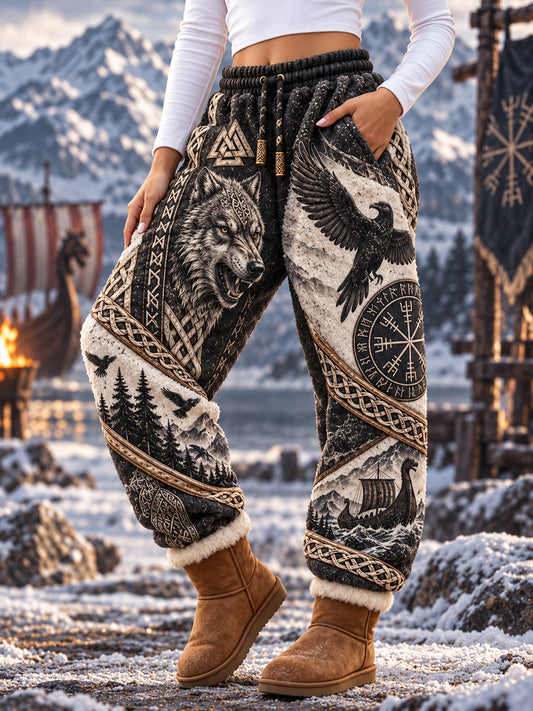 Naisten Viking Art Casual housut