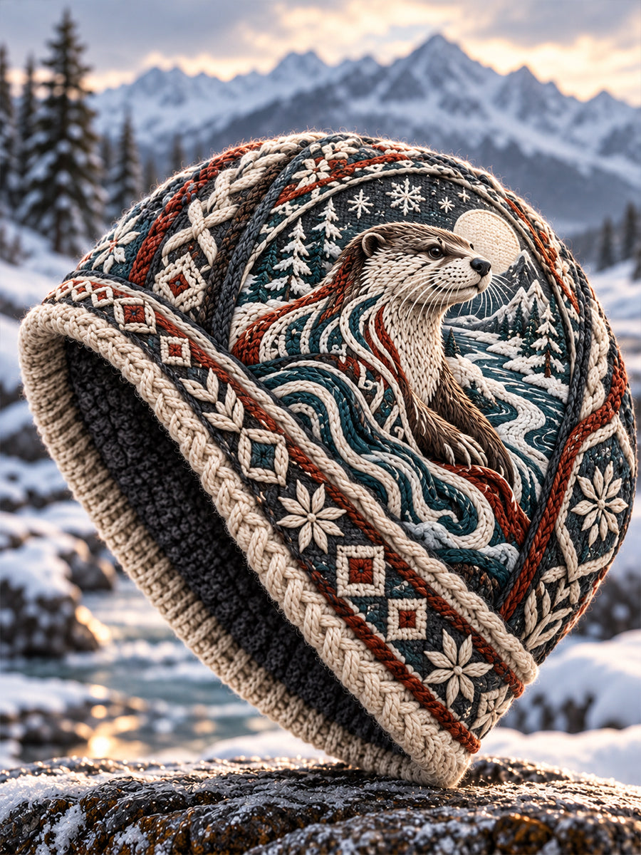 Unisex Nordic-Style Syksy/talvi Eläinten aihealue