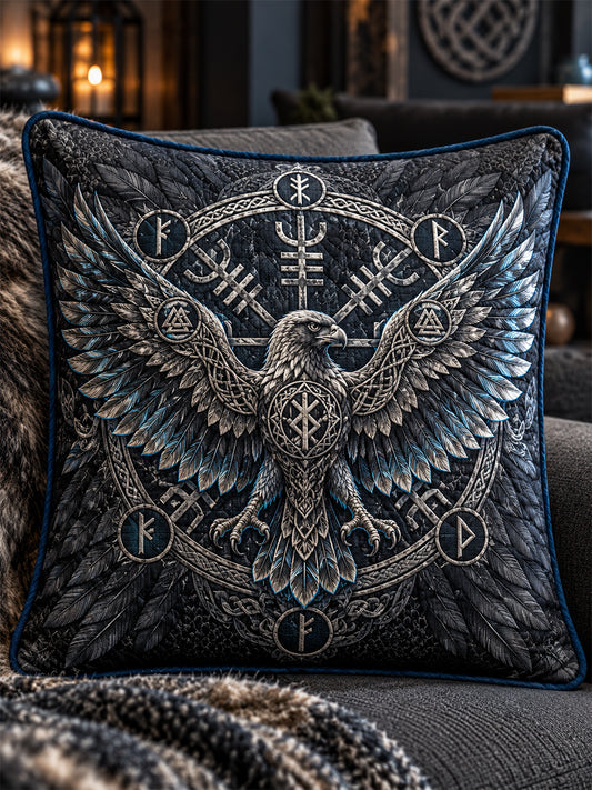 Unisex Retro Nordic Viking Style Print Tyynyt